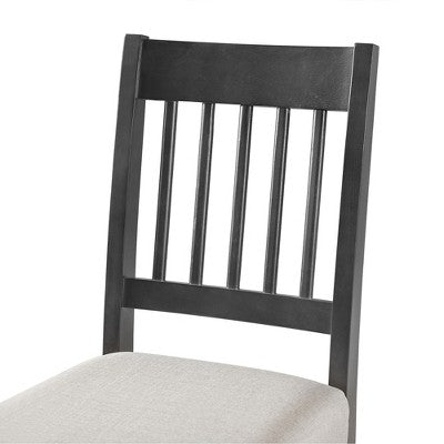 Farmhouse Dining Room Set for 6, 6 Pieces Wooden Rectangular Table and 4 Chairs with Bench for kitchen