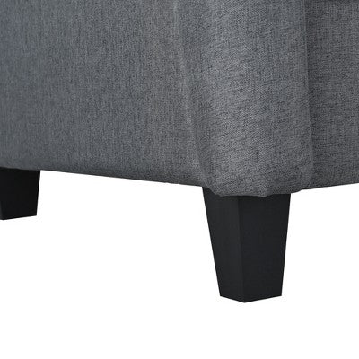 GDFStudio McLarnan Contemporary 3 Piece Fabric Tufted Sofa Set