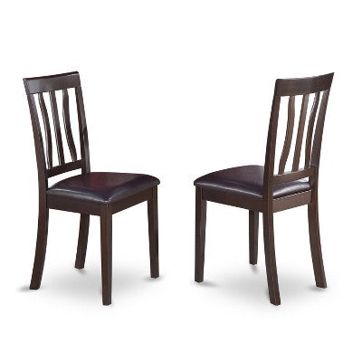 HomeStock Belmont Kitchen Table Set-Dining Table And Dinette Chairs, Cappuccino