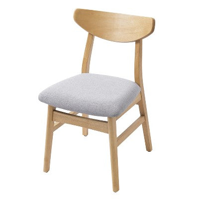 3-Piece Modern Dining Table Set, Triangular Side Table & 2 Curved Wood Chairs for Small Living Room Kitchen Studio - ModernLuxe