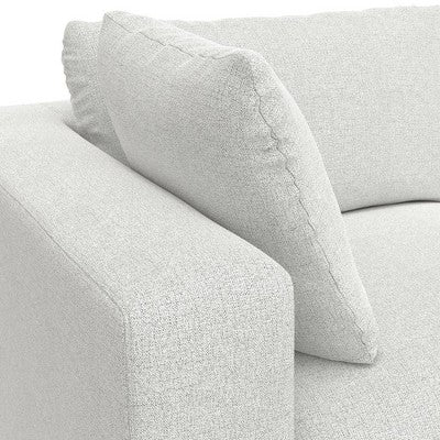 WyndenHall Marlee 3 Seater Sofa and Ottoman Cloud Gray