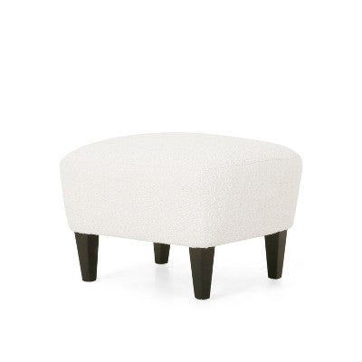 Christopher Knight Home Gerald Contemporary Boucle Upholstered Club Chair and Ottoman Set