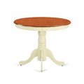 Kitchen Table Set 3 Piece - Dining Table with 2 Chairs - Buttermilk & Cherry Finish - Eclectic Design