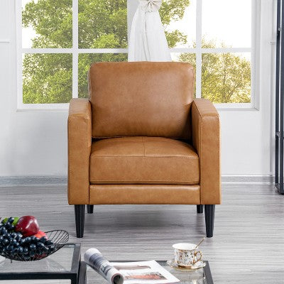 Home Imports Emporium Upholstered Chair, Loveseat and Sofa Set Combos for Living Room in Tan, Leather