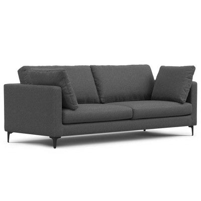 WyndenHall Lana 90 Mid Century Sofa with Ottoman Set