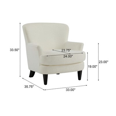 Christopher Knight Home Gerald Contemporary Boucle Upholstered Club Chair and Ottoman Set