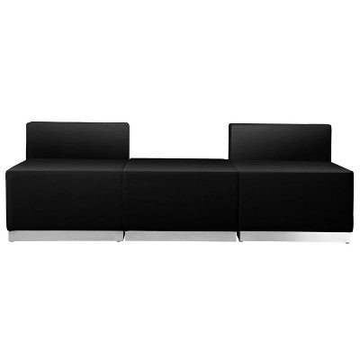Flash Furniture HERCULES Alon Series LeatherSoft Reception Configuration, 3 Pieces