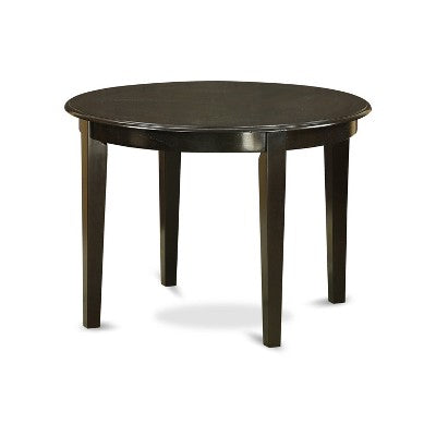 Small Dining Set - 3 Piece Kitchen Table & Chairs - Linen Upholstered - Compact Design