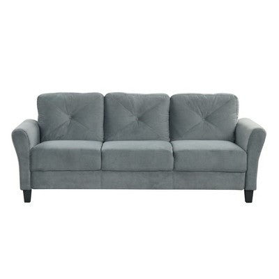 GDFStudio Klee Modern 6-Seater Velvet Upholstered Seating Set with Thick Cushions