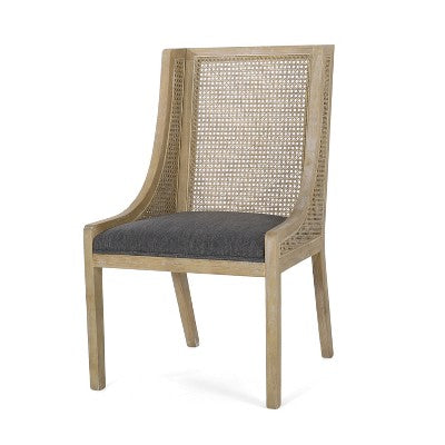 Christopher Knight Home Mason 7 Pieces Cane Rattan and Rubberwood Dining Set