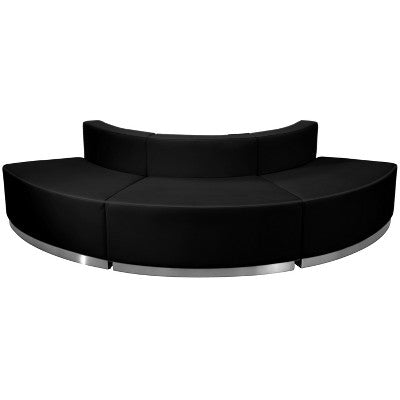 Emma and Oliver Leather Reception Configuration, 3 Pieces