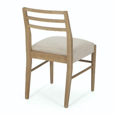 GDFStudio Alachua Farmhouse Fabric Upholstered Wood Expandable 5 Piece Dining Set