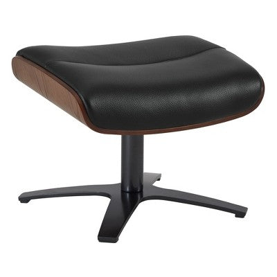 Spruce&Spring Swivel Recliner Chair Set Accent Chair with Ottoman and Adjustable Headrest