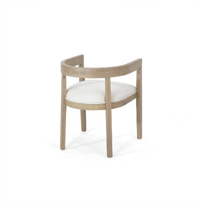 Christopher Knight Home Hudson 7 Pieces Upholstered Wood Extended Dining Set with Pedestal Base