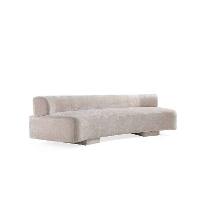 Manhattan Comfort 2pc Verandah Chenille Upholstered 112 Sofa and 90.6 Sofa Set