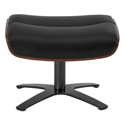 Spruce&Spring Swivel Recliner Chair Set Accent Chair with Ottoman and Adjustable Headrest