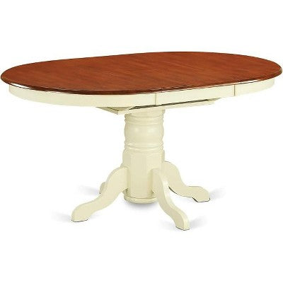 7 Piece Dining Set - Oval Table with Leaf & 6 Chairs - Kitchen Dinette Set