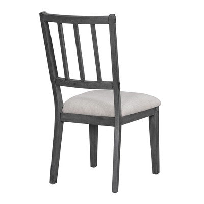 5-piece Rustic Charm Round Dining Set with 3 Upholstered Chairs and Curved Bench for Dining Room, Kitchen and Living room-ModernLuxe