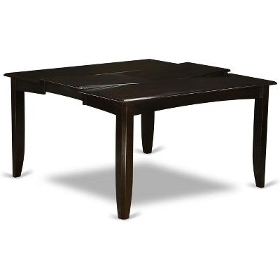 Parfait Dining Room Set Dark Cappuccino Square Gathering Table With Chairs Modern