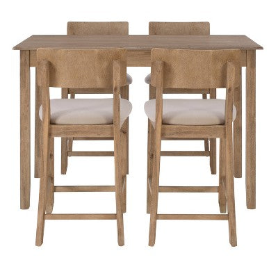 5pc Jordan Tavern Counter Height Dining Set - Linon