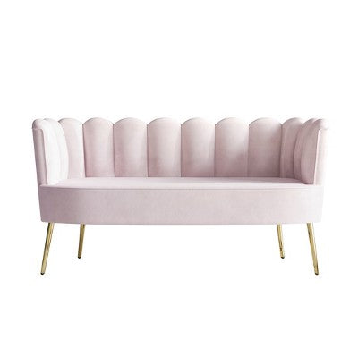 ChaletPosh Velvet Sofa with Bench And Coffee Table