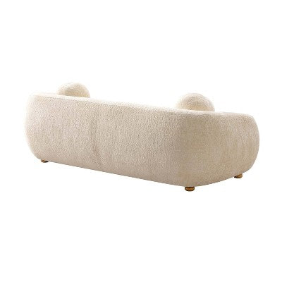 Manhattan Comfort 3pc Tribeca Chenille Upholstered 85.8 Sofa and 2 Accent Chairs