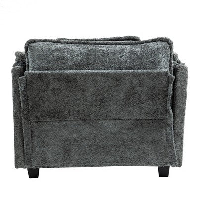 GDFStudio Dorine Modern Boucle Upholstered Oversized Sofa with Ottoman