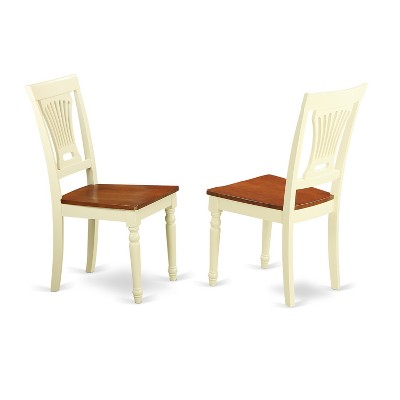 HomeStock Belmont 5-Piece Dining Table Set, White