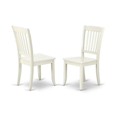 Round Dining Set 5Pc Asian Style - 42 Inch Table & 4 Chairs - Modern Elegant Dining Room Furniture