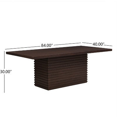 Christopher Knight Home Wichai Modern 7 Piece Wooden and Metal Dining Set with Upholstered Chairs