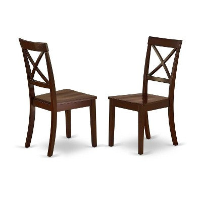 Medieval Dining Set 7-Piece - 60 Rectangle Table & 6 Chairs - Classic Wood Furniture for Home