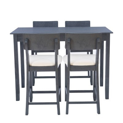 5pc Jordan Tavern Counter Height Dining Set - Linon