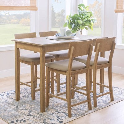 5pc Jordan Tavern Counter Height Dining Set - Linon