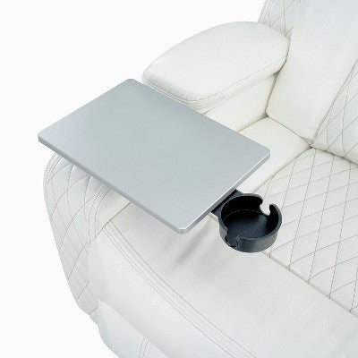 Home Imports Emporium 3 pc Living Room Furniture Set, Power Reclining Set with Built-in USB Ports and Storage Console, LED Reclining for Living Room