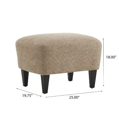 Christopher Knight Home Gerald Contemporary Boucle Upholstered Club Chair and Ottoman Set