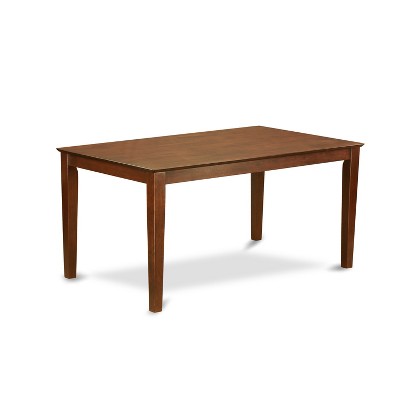 HomeStock Belmont Dining Room Set- Dinette Table And 6 Dining Chairs, Cappuccino