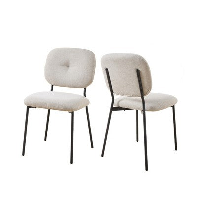 5 PCS Dining Set for 4, Modern Dining Table Set with 4 Upholstered Dining Chairs, Turquoise & Beige & White - ModernLuxe