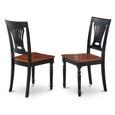 HomeStock 6-Piece Square Black & Cherry Finish Solid Wood Top dining Table with 1-Bench and 4-Chairs