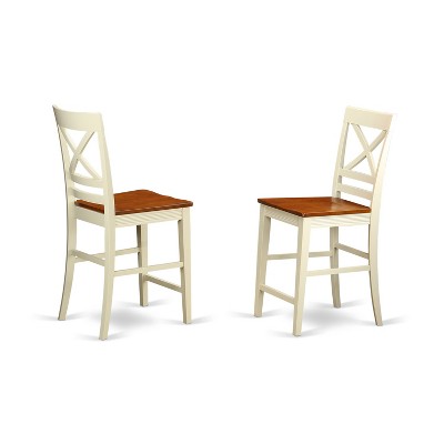 HomeStock Belmont Dining Counter Height Set- High Table And Dining Chairs
