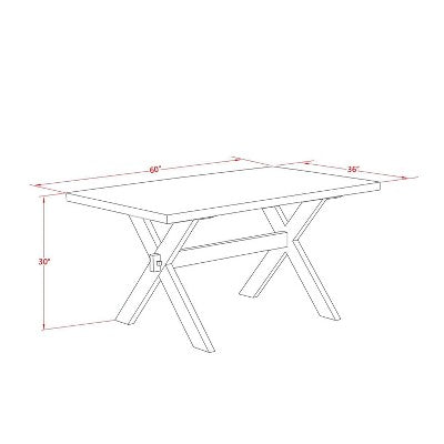 HomeStock 7-Pc Multi-Color Solid Wood Top-Rectangular Upholstered Dining Room Set with High Back-Seats 4