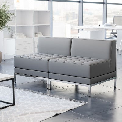 Flash Furniture HERCULES Imagination Series LeatherSoft Lounge Set, 2 Pieces