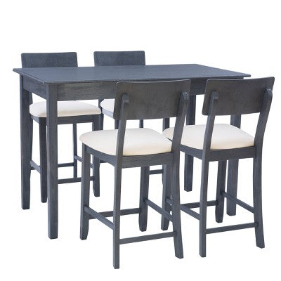 5pc Jordan Tavern Counter Height Dining Set - Linon