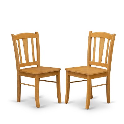 HomeStock Dropleaf Round Dining Table Set With 4 Chairs Oak Finish