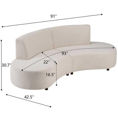 Christopher Knight Home Luno 5 Piece Modern Cloud Upholsted Chenille Sectional Sofas Set