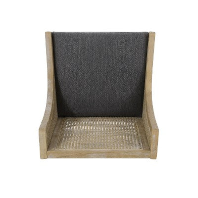 Christopher Knight Home Mason 7 Pieces Cane Rattan and Rubberwood Dining Set