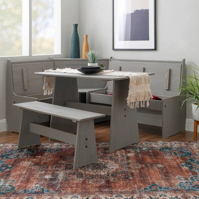 Whatley Corner Nook Dining Set - Linon