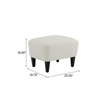 Christopher Knight Home Gerald Contemporary Boucle Upholstered Club Chair and Ottoman Set