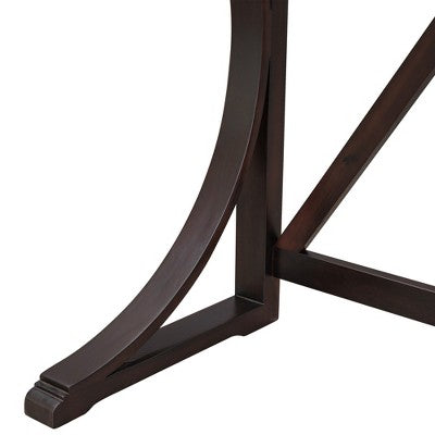 Farmhouse 3 Piece Counter Height Dining Table Set for 2, Wood Console Bar Table with USB Port and Upholstered Stools for Small Space